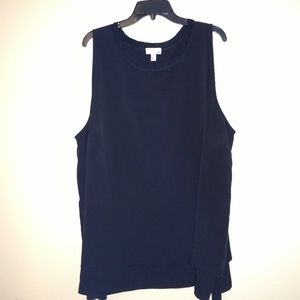 Black tank long length